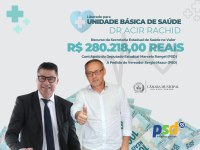 Vereador Sérgio Mazur comemora a liberação de mais de R$ 280 mil reais para a Saúde