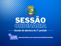 Fim do Recesso Parlamentar: 2º Período Legislativo se inicia com Sessão Ordinária hoje as 19:00 horas